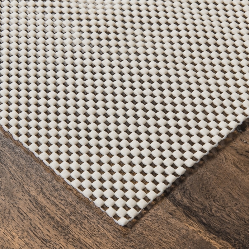 Rug Pad 1/8 Inch Thickness Grid Construction Dual Grip Cushion