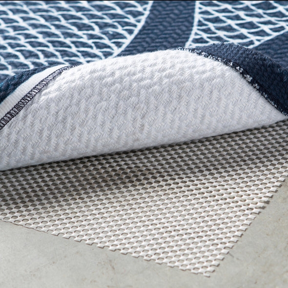 Rug Pad: Beige Mesh Grid Texture, Breathable Outdoor Floor Mesh