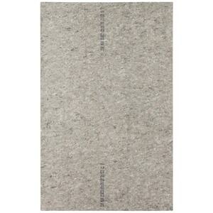 Rug Pad: Cream Waffle Weave, Perforated Non-Slip Design