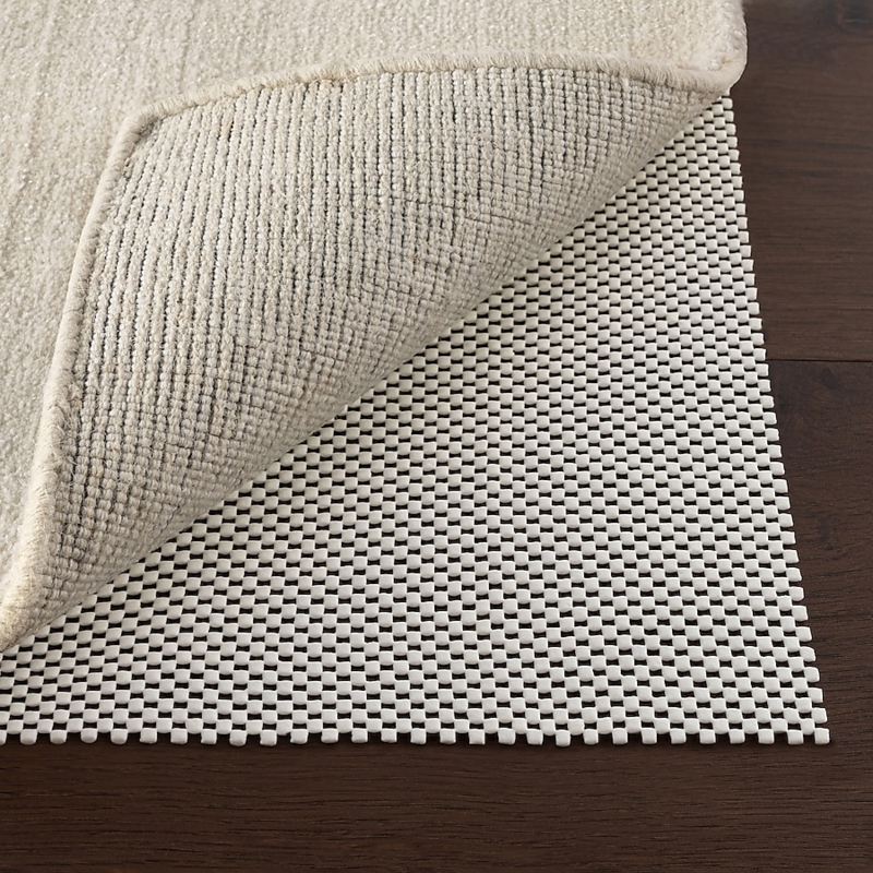 Rug Pad Dual Surface Felt Cushion Grey Non-Slip Protection