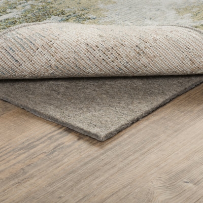 Rug Pad: Dual Surface Waffle Grip Felted Cushion for Stone Tile
