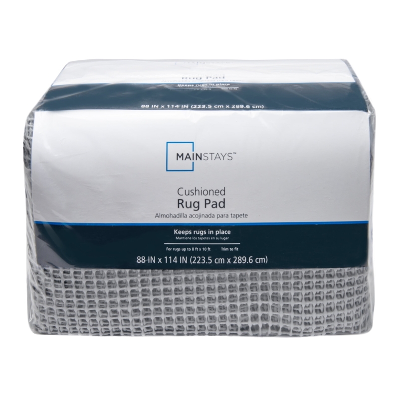 Rug Pad Grey Open Weave Grid Non-Slip Mesh Flat Profile