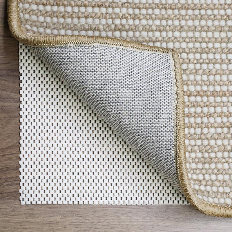 Rug Pad Honeycomb Mesh Breathable Design Non-Slip Underlayment