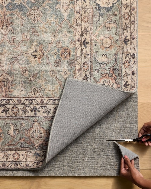 Rug Pad, Lightweight, Textured Backing, Low Profile Rug Gripper
