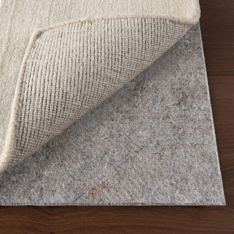Rug Pad: Luxury Vinyl Plank Safe Grey Synthetic Perforated Surface