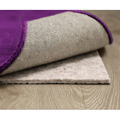 Rug Pad Needle Punch Texture Thick Profile Non Slip Plush Detail