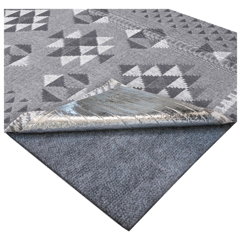Rug Pad Open Grid Design Low Profile Grip Textured Mesh Underlay