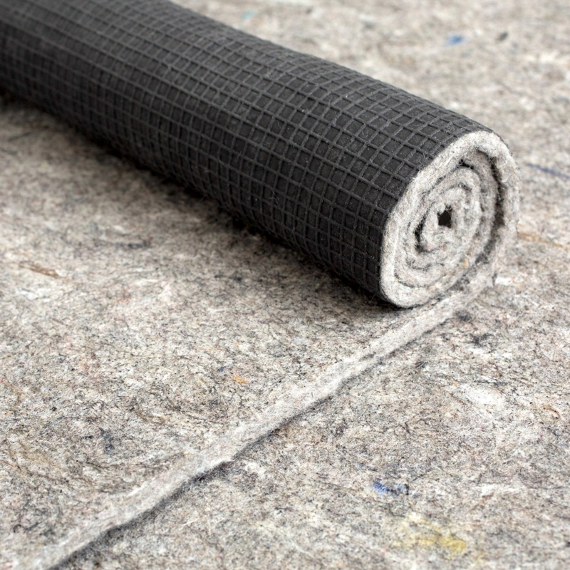 Rug Pad, Open Mesh, Geometric Grid, Breathable Natural Rubber Gripper