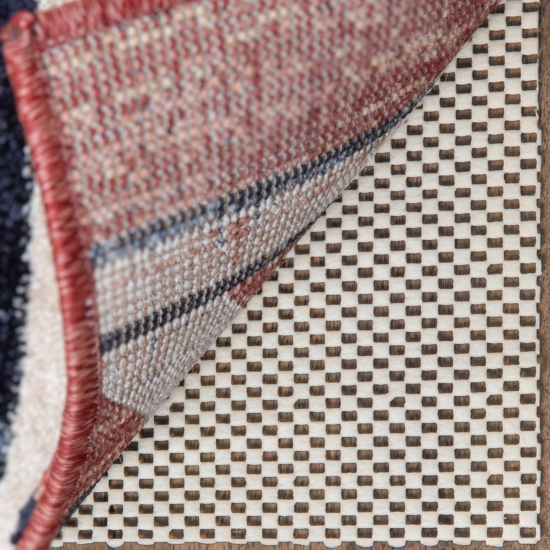 Rug Pad Perforated Design Cushioned Surface Rug Underlay Protection