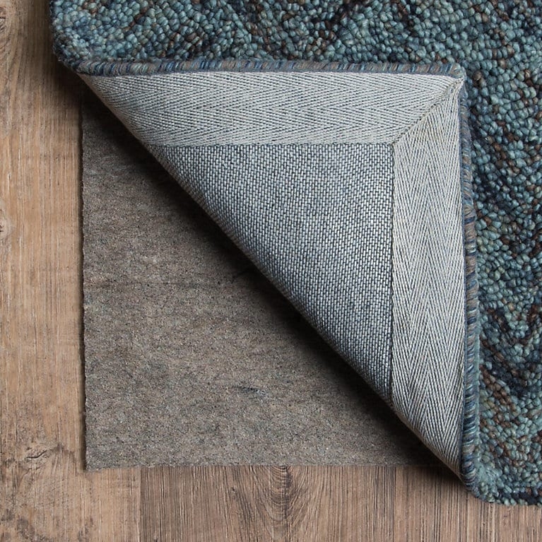 Rug Pad Reversible Felt Surface Non-Slip Rubber Backing Beige