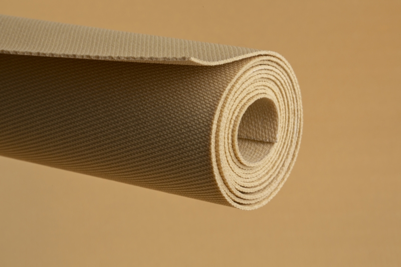 Rug Pad Solid Rubber Pebbled Texture Charcoal Non Slip Underlayment