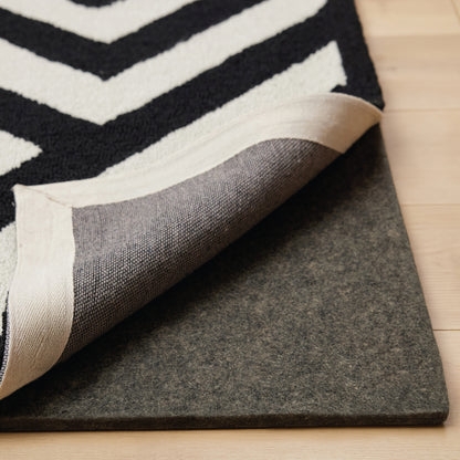 Rug Pad, Textured Rubber Grip, Dual Layer, Felt And Rubber Gripper