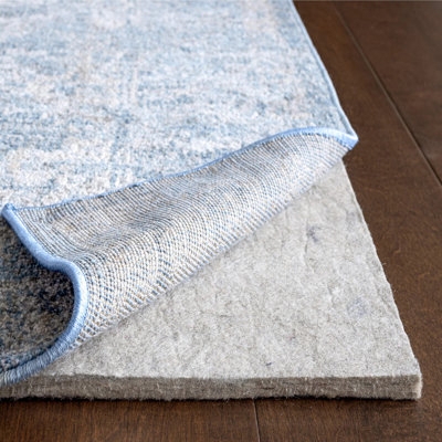 Rug Pad: Thick Cushioned Dual-Surface Felt with Non-Slip Backing