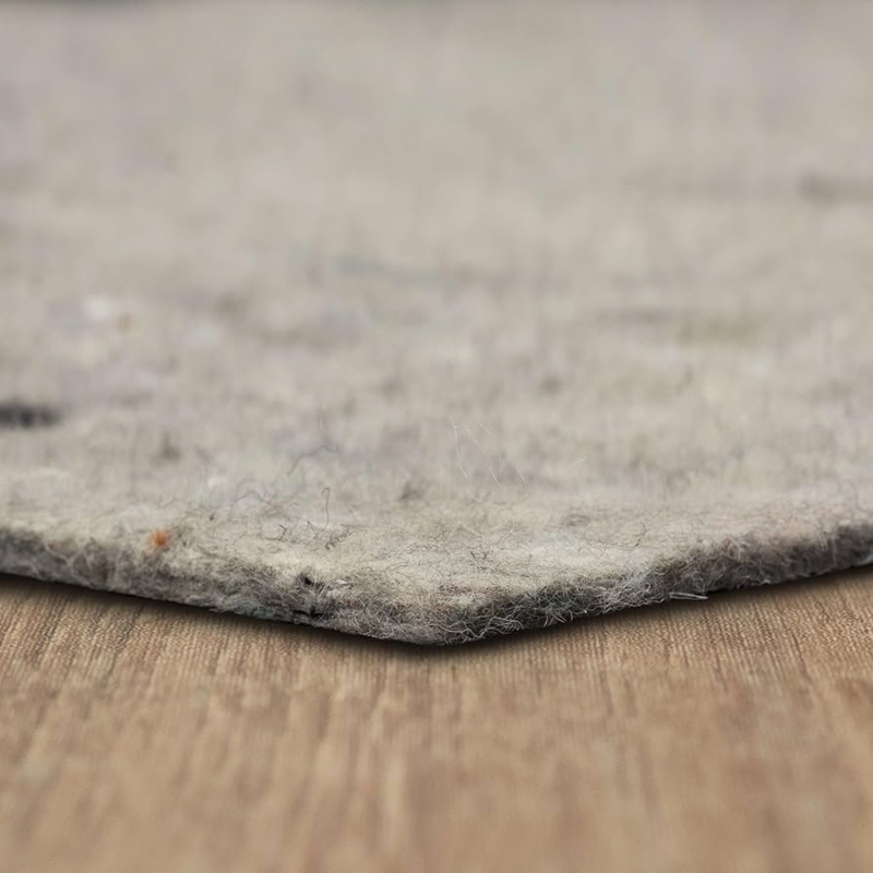 Rug Pad, Thick Felt Cushioning, Protective Underlay For Hardwood Floors