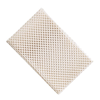 Rug Pad: Thin Mesh Perforated Grid Texture Non-Slip Underlay