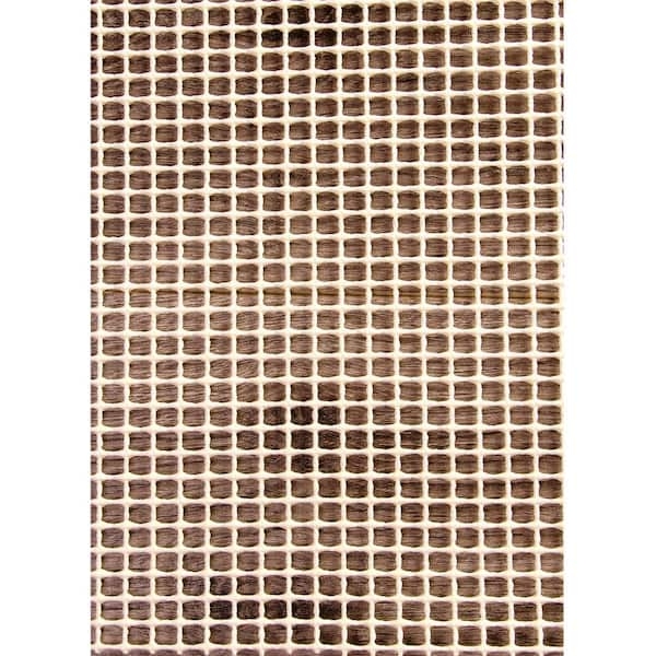 Rug Pad Waffle Weave Perforated Holes Non-Slip Grip Breathable Waffle Pad