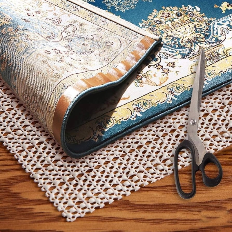 Rug Pad Waffle Weave Texture Low Profile Cream
