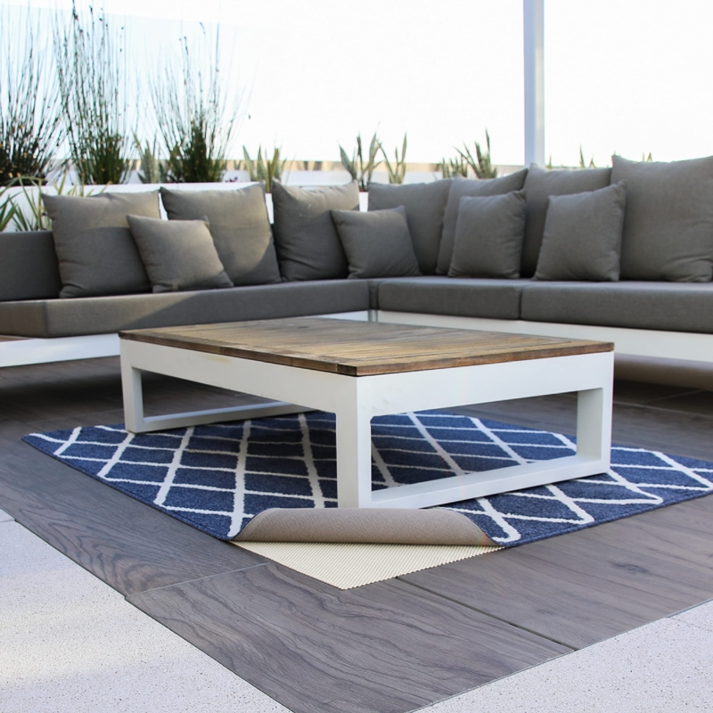 Rug Pad: White Slim Profile, Thin Rug Pad for Low Clearance Areas