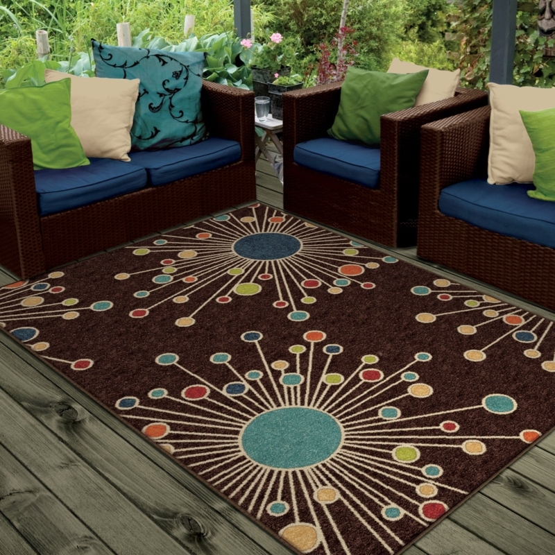 Runner Rug Transitional Distressed Weathered Low Pile Hallway Brown Beige
