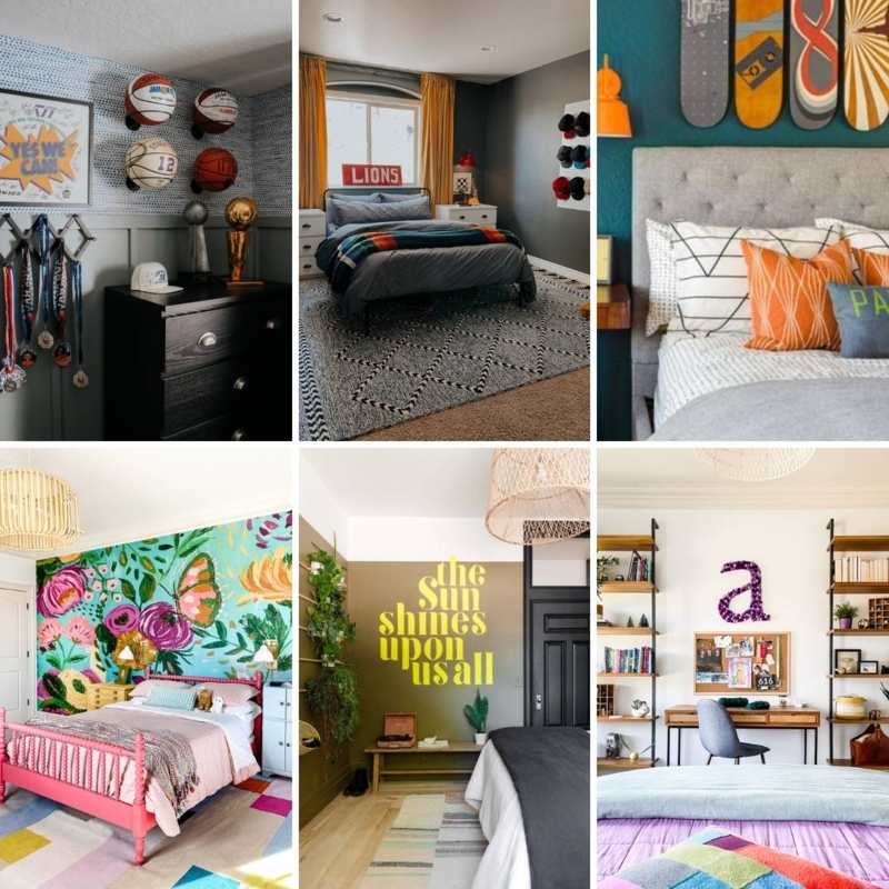 Teen Bedroom: Wall Murals & Creative Wall-Mounted Decor