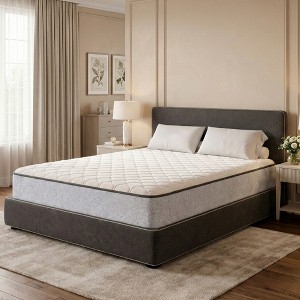 Tight Top Mattress, Quilted Damask Texture, Low Profile, High Density