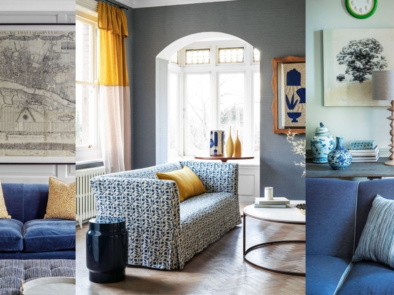 Blue Couch Living Room Ideas