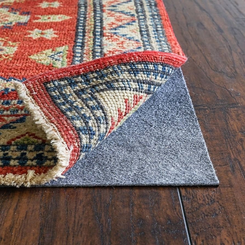 Ultra Slim Rug Pad Felt Rubber Hardwood Floor Protection