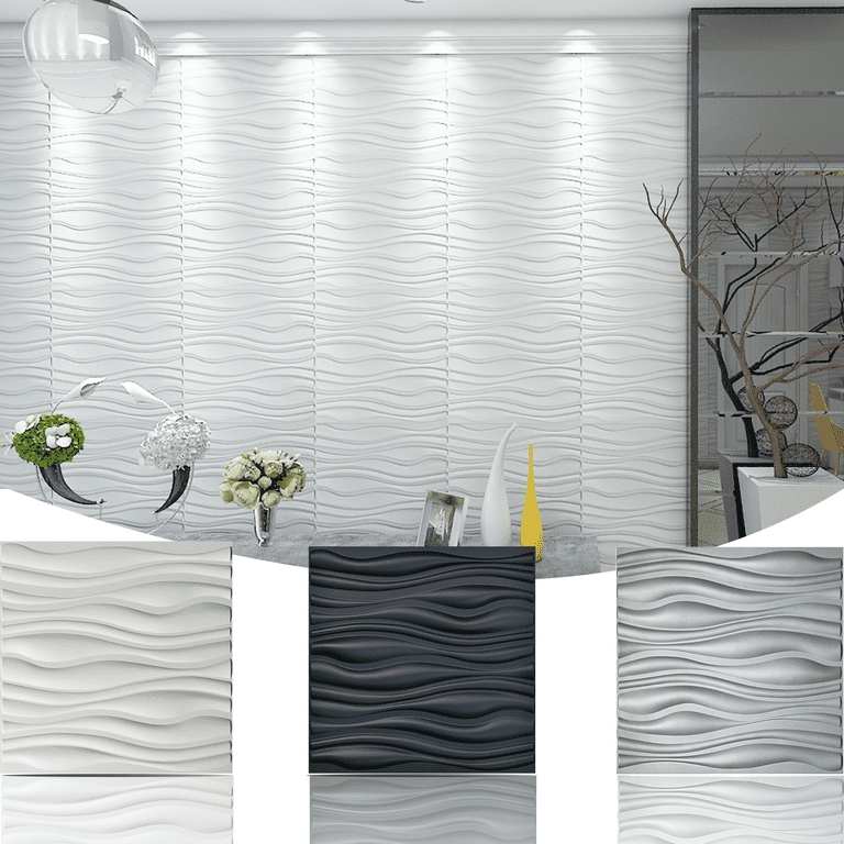 Wall Paneling: Interlocking Diamond Texture, Matte PVC, Architectural Design