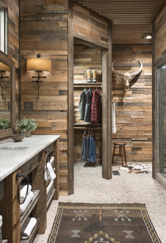 Wall Paneling: Pre-Fabricated Reclaimed Wood Panels, Easy Install Design