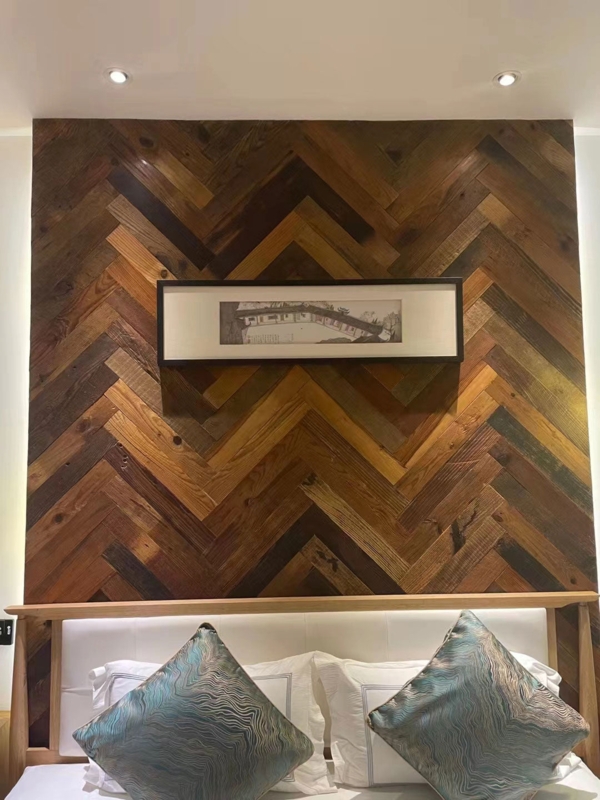 Wall Paneling: Reclaimed Barnwood Planks Variety Pack, Weathered Gray & Brown