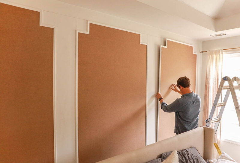 Wall Paneling, Sage Green Entryway Board and Batten