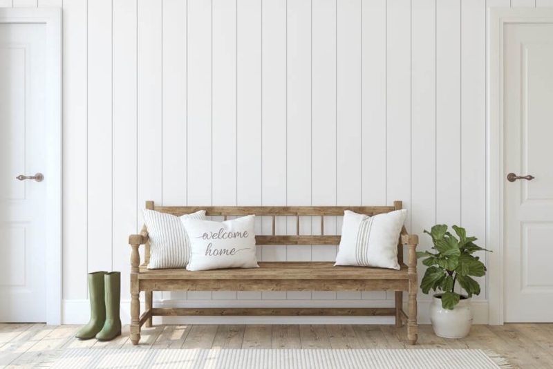 Wall Paneling Textured Plank Surface Wood Grain Adhesive Install
