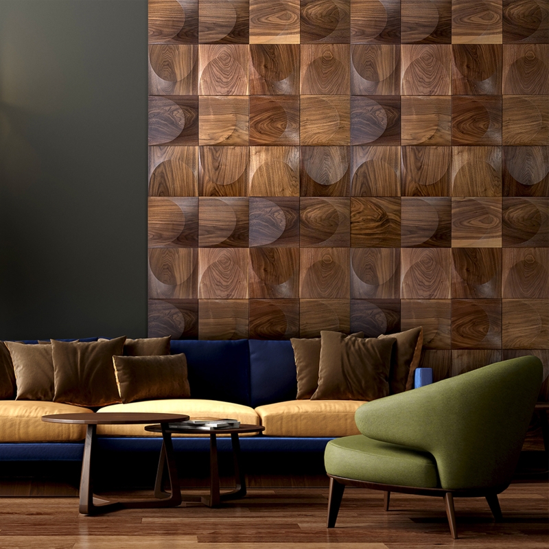 Wall Panels: Natural Wood Arch Relief Pattern, Earthy Tactile Decor Ideas
