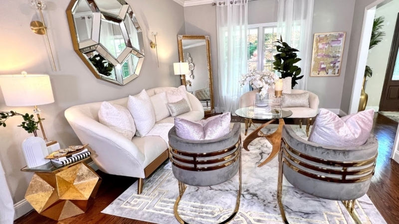 Glam Living Room Ideas