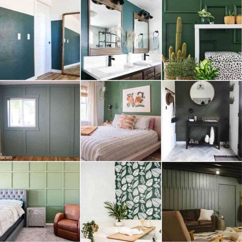 16 Gorgeous Green Accent Walls - Making Manzanita