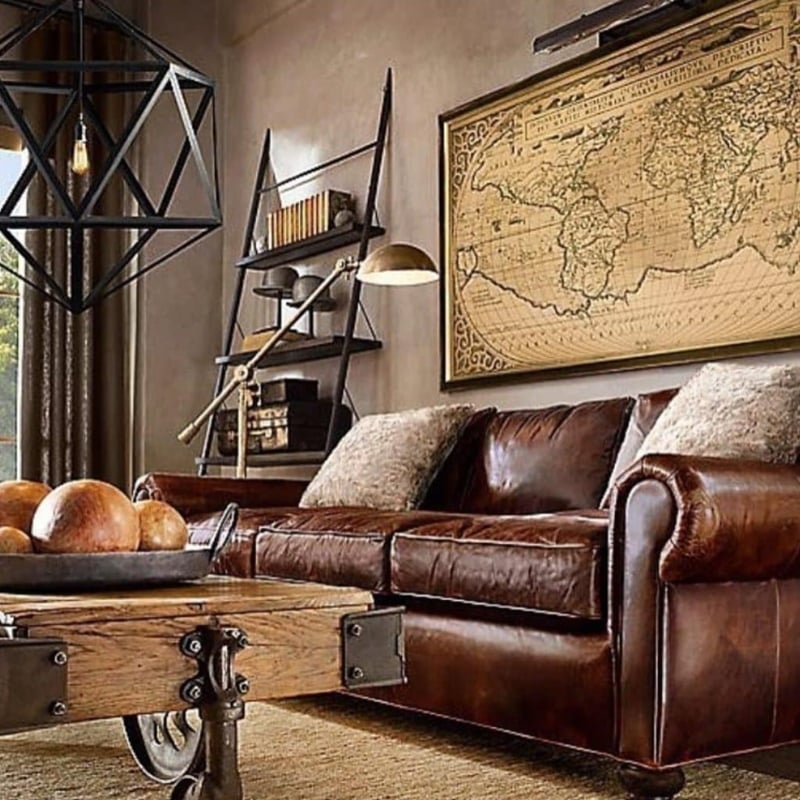 21 Cozy Industrial Living Room Design: Ideas & Trends - A House in the Hills