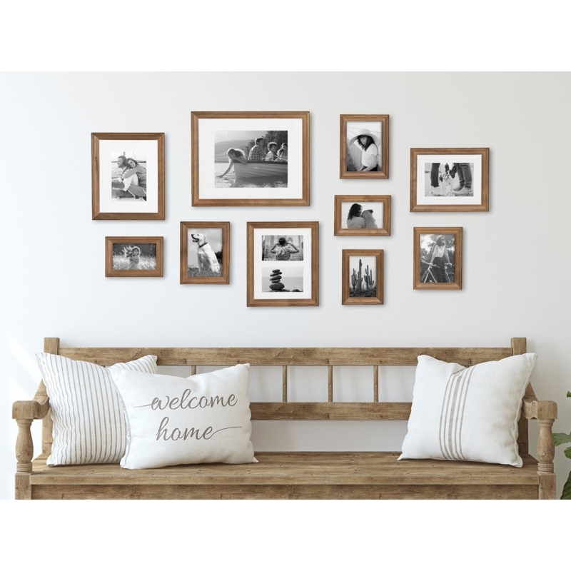 Assorted Wood Frame Set, 10-Piece Gallery Wall Collection