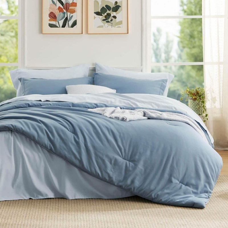 Bedding Set White Tufted Dot Texture Minimalist Decor