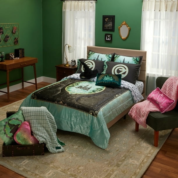 Bedding Set: Wicked Movie Themed Graphics Reversible Comforter