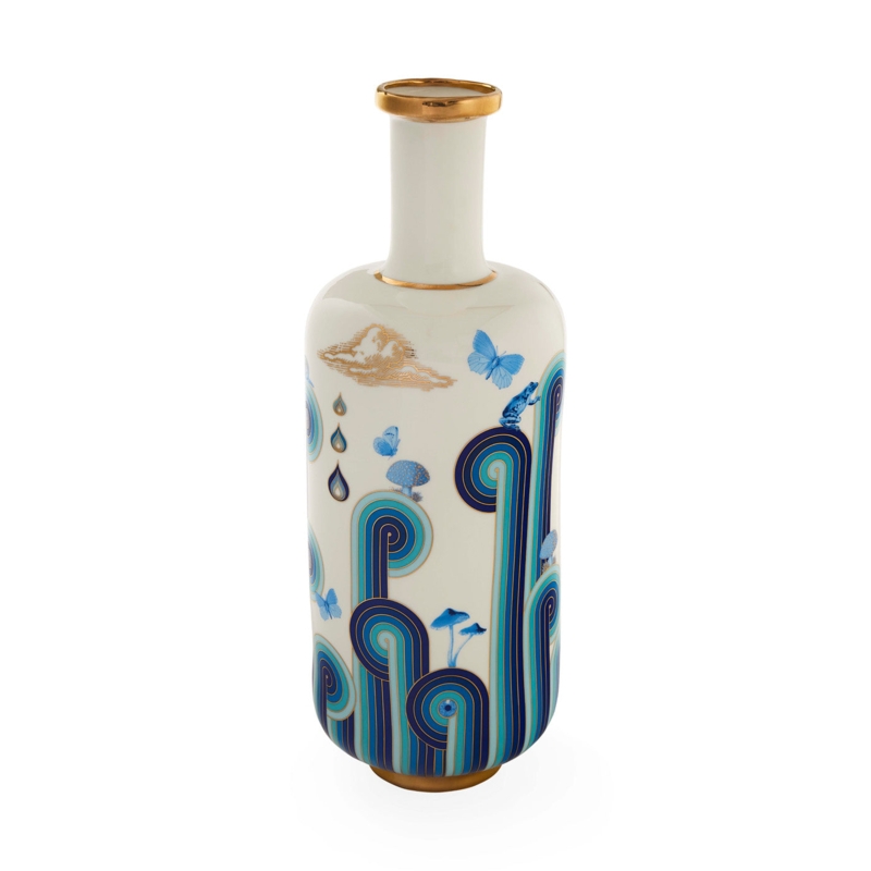 Bottle Vase Tall Silhouette Ceramic Surrealist Home Decor Accents