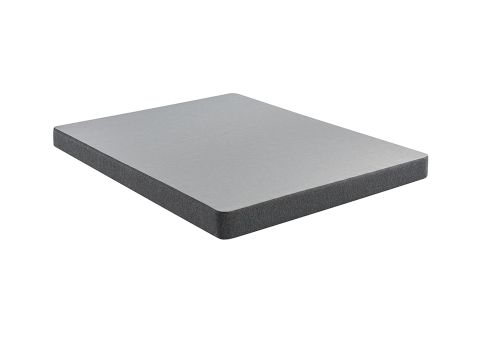 Box Spring: Charcoal Upholstery Ultra Low Profile Box Spring