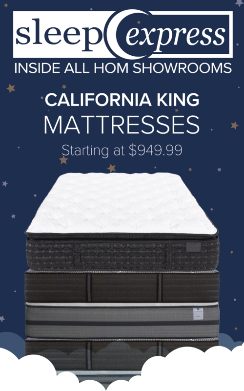 California King Mattress Stacked Design Showroom Visual Display