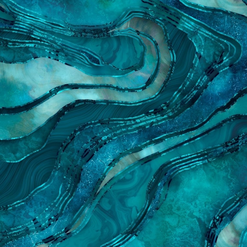 Canvas Art Marbled Geode Pattern Layered Organic Swirls Agate Texture
