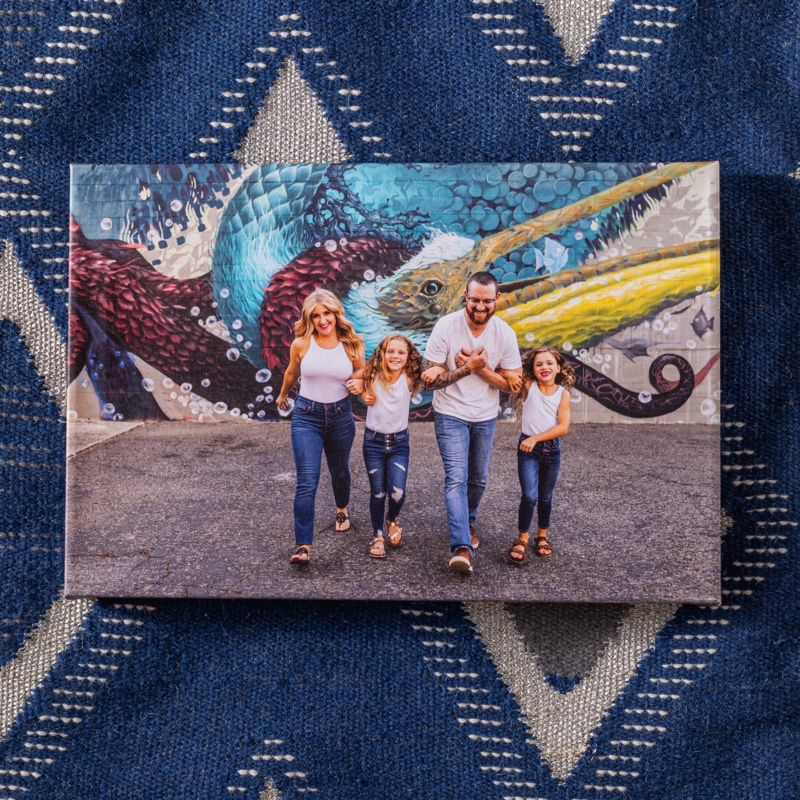 Canvas Print Custom Photo Subject Vibrant Mural Personalized Decor