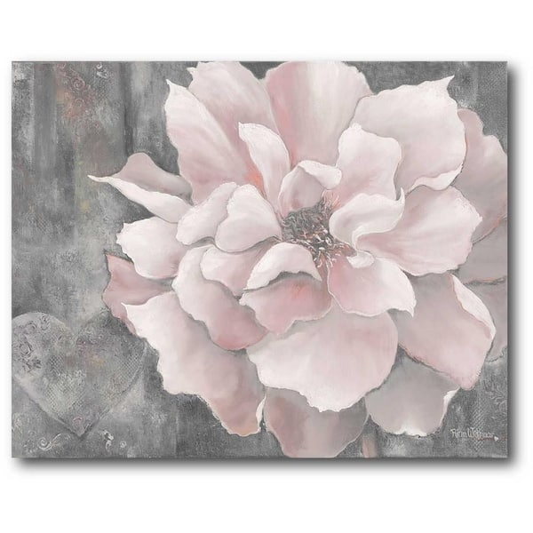 Canvas Wall Art Pink Magnolia Focal Point Shabby Chic Floral Decor
