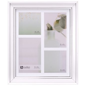 Collage Picture Frame Molded Profile, Four Photo Slots Painted Finish