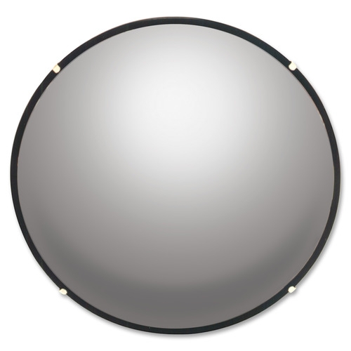 Convex Mirror Round Industrial with Mounting Clips Security Glass