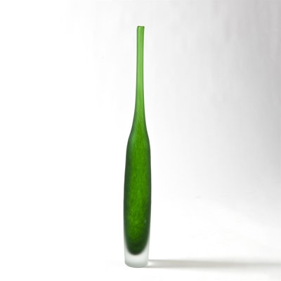 Decorative Bottle: Spire Silhouette with Long Neck & Weighted Base