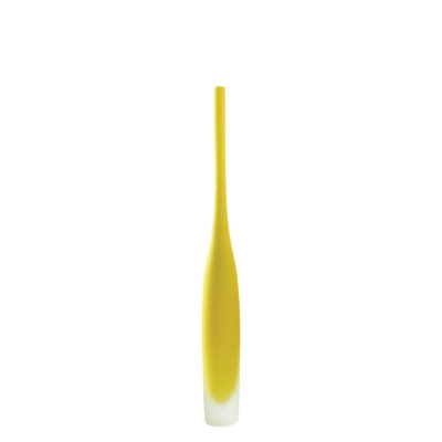 Decorative Vase Modern Yellow Spire Vase, Gradient, Slender Silhouette