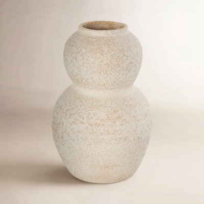 Decorative Vase Pebbled Texture Double Gourd Textured Double Gourd Vase